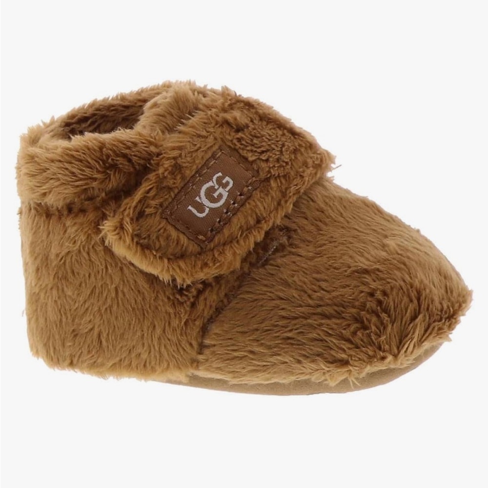 NIB UGG Baby Bixbee Shearling Boot in Chestnut Brown 0-1 Infant - Picture 2 of 9